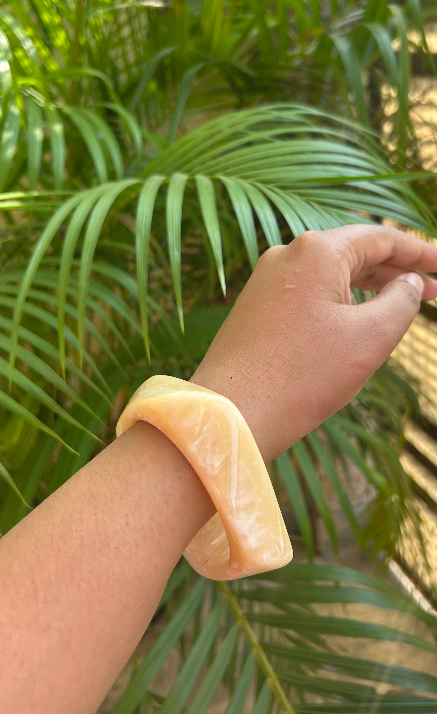 Peach Glow Bangle
