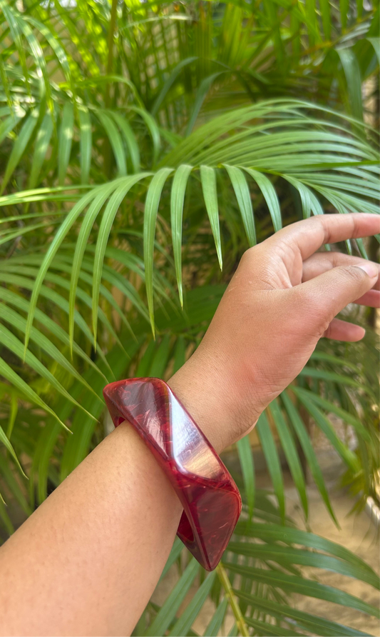 Cherry Coke Resin Bangle
