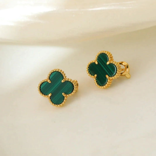 Verdant Clover Studs