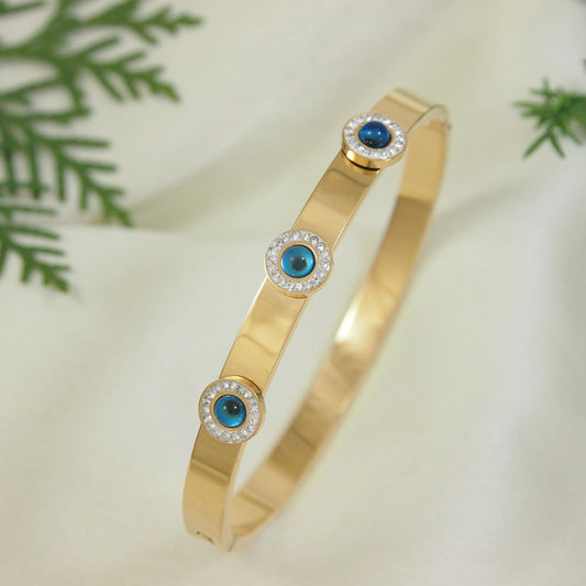 Evil Eye Gleam Cuff