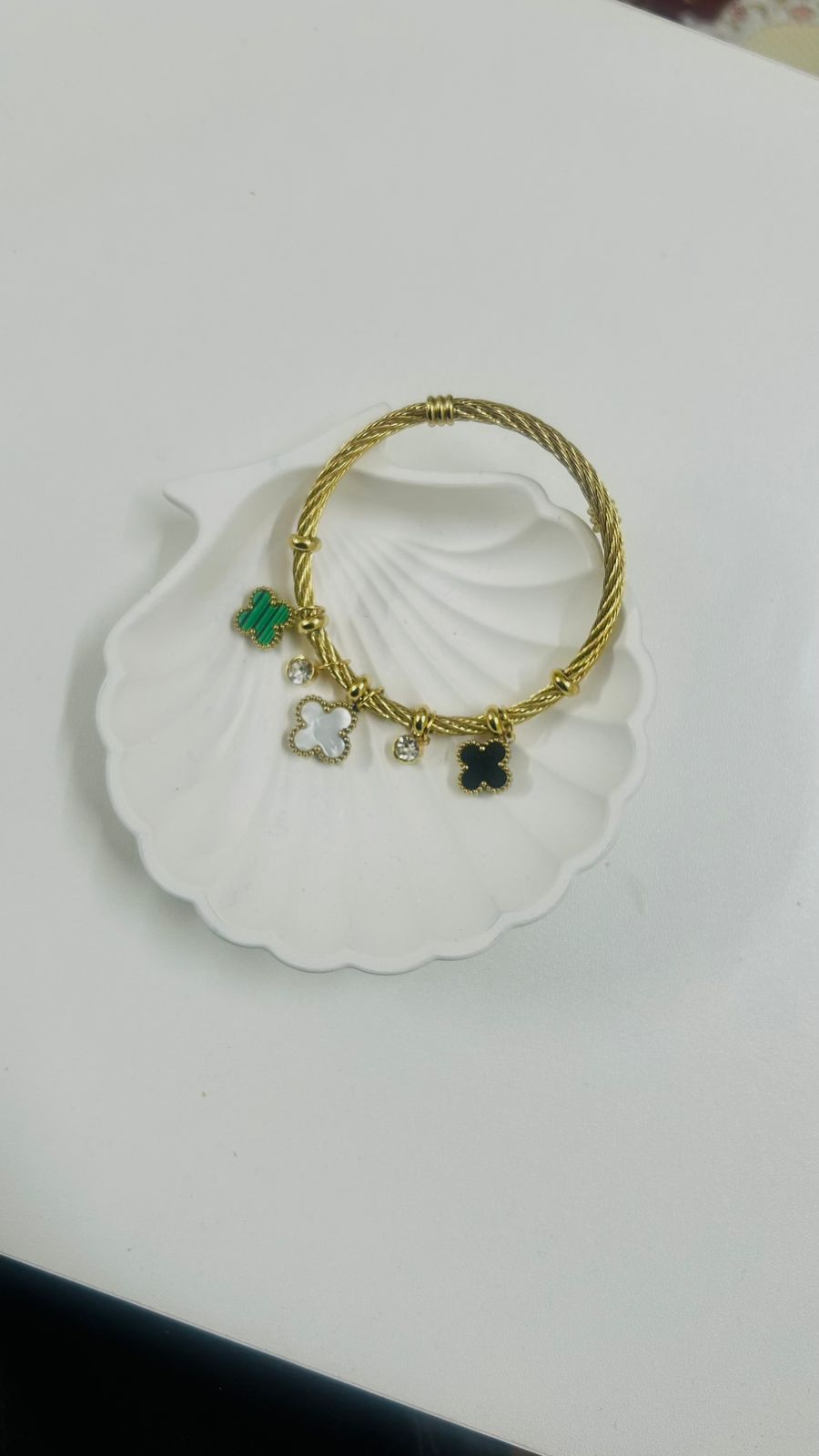 Trio Charm Cuff