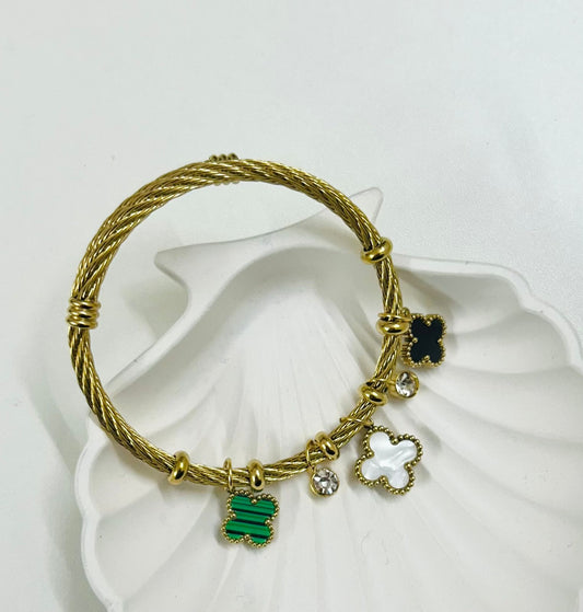 Trio Charm Cuff